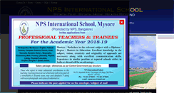 Desktop Screenshot of npsmysore.com